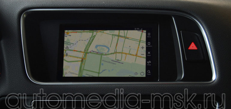 Установка навигации в Audi Q5