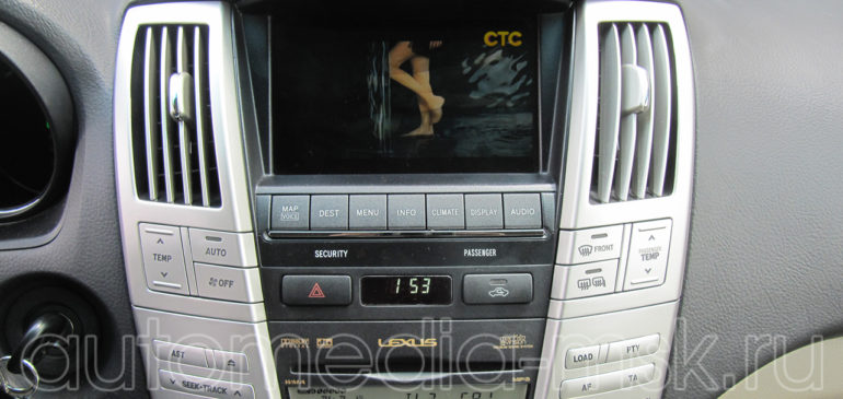 Установка ТВ-тюнера на Lexus LS