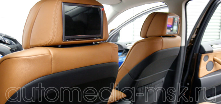 Установка дополнительных мониторов в BMW X6