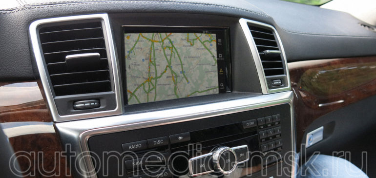 Установка навигации в Mercedes GL